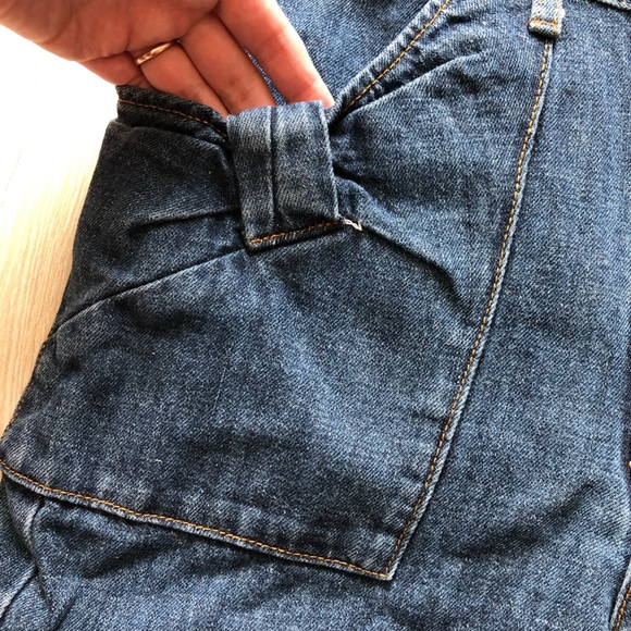 Super Hakka Japanese Brand Bow Detailed Pocket High Rise Jeans Size S - Picture 5 of 13